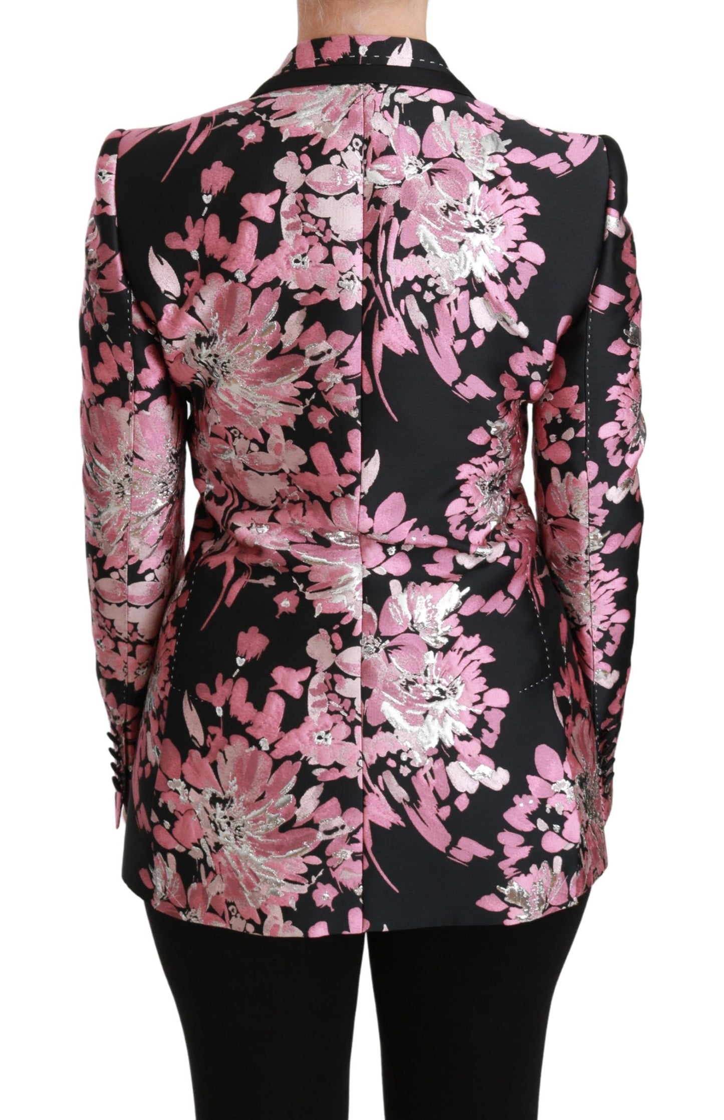 Dolce &amp; Gabbana Elegant floral jacquard blazer