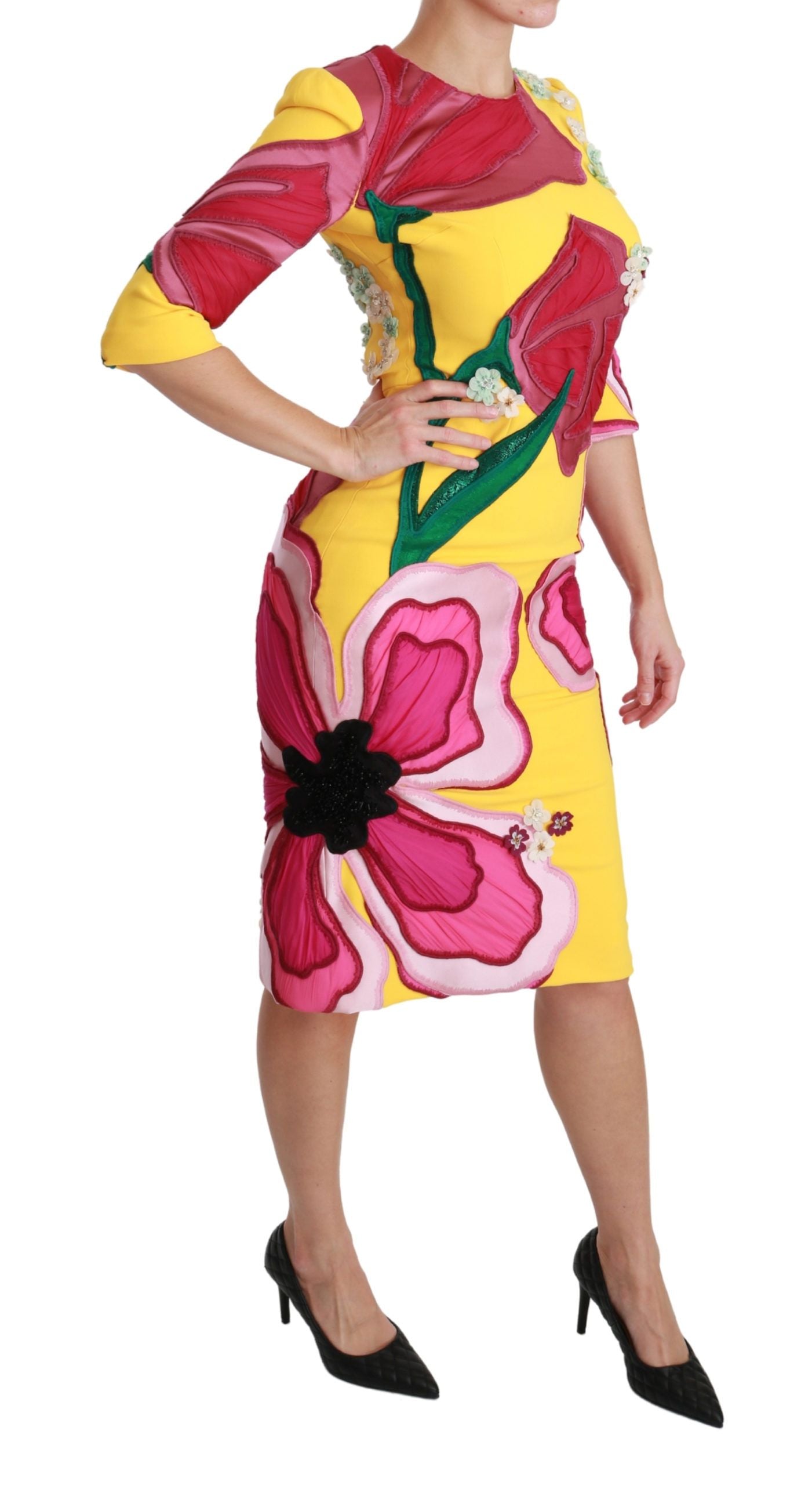 Dolce &amp; Gabbana Sunshine Bloom knee-length sheath dress