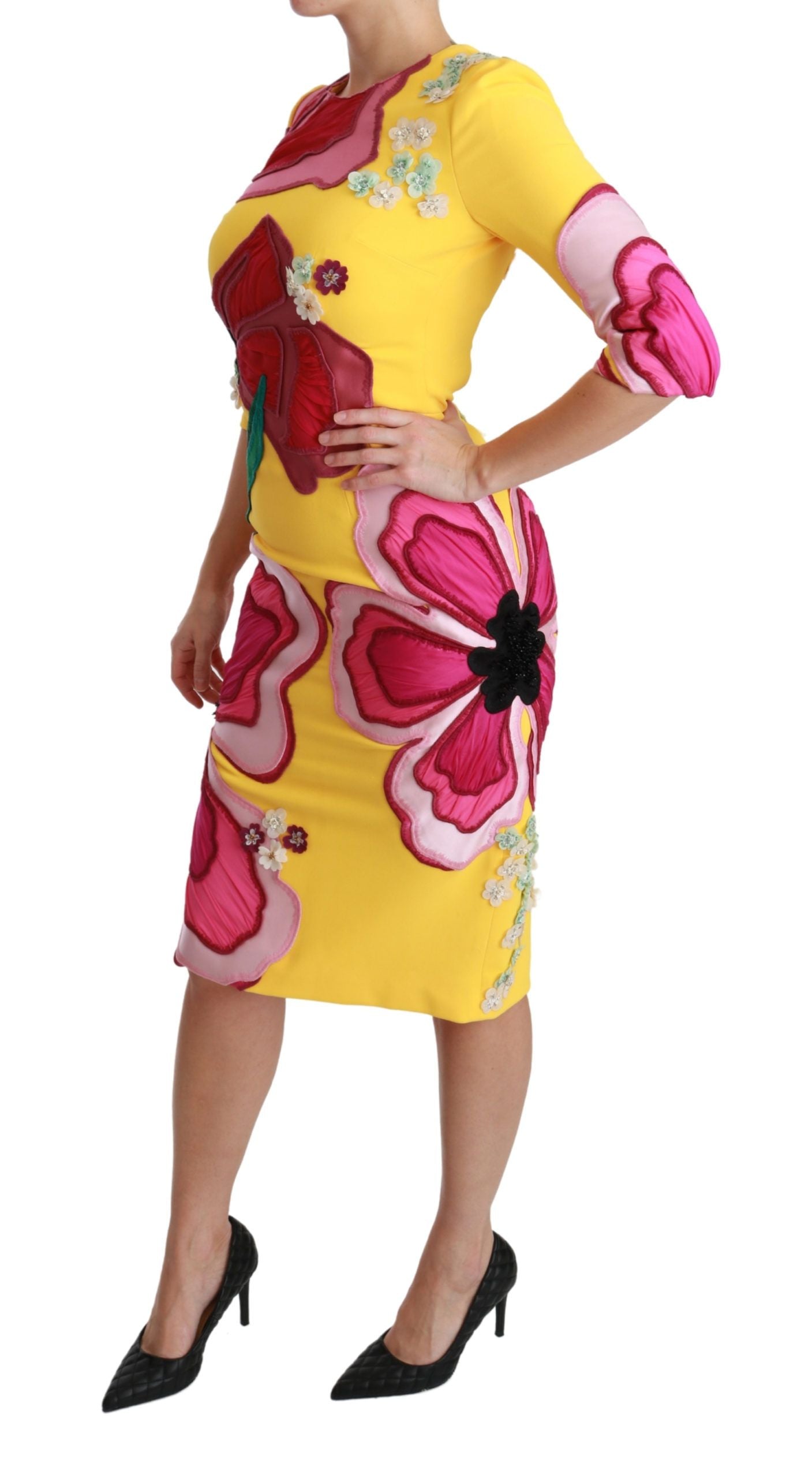 Dolce &amp; Gabbana Sunshine Bloom knee-length sheath dress