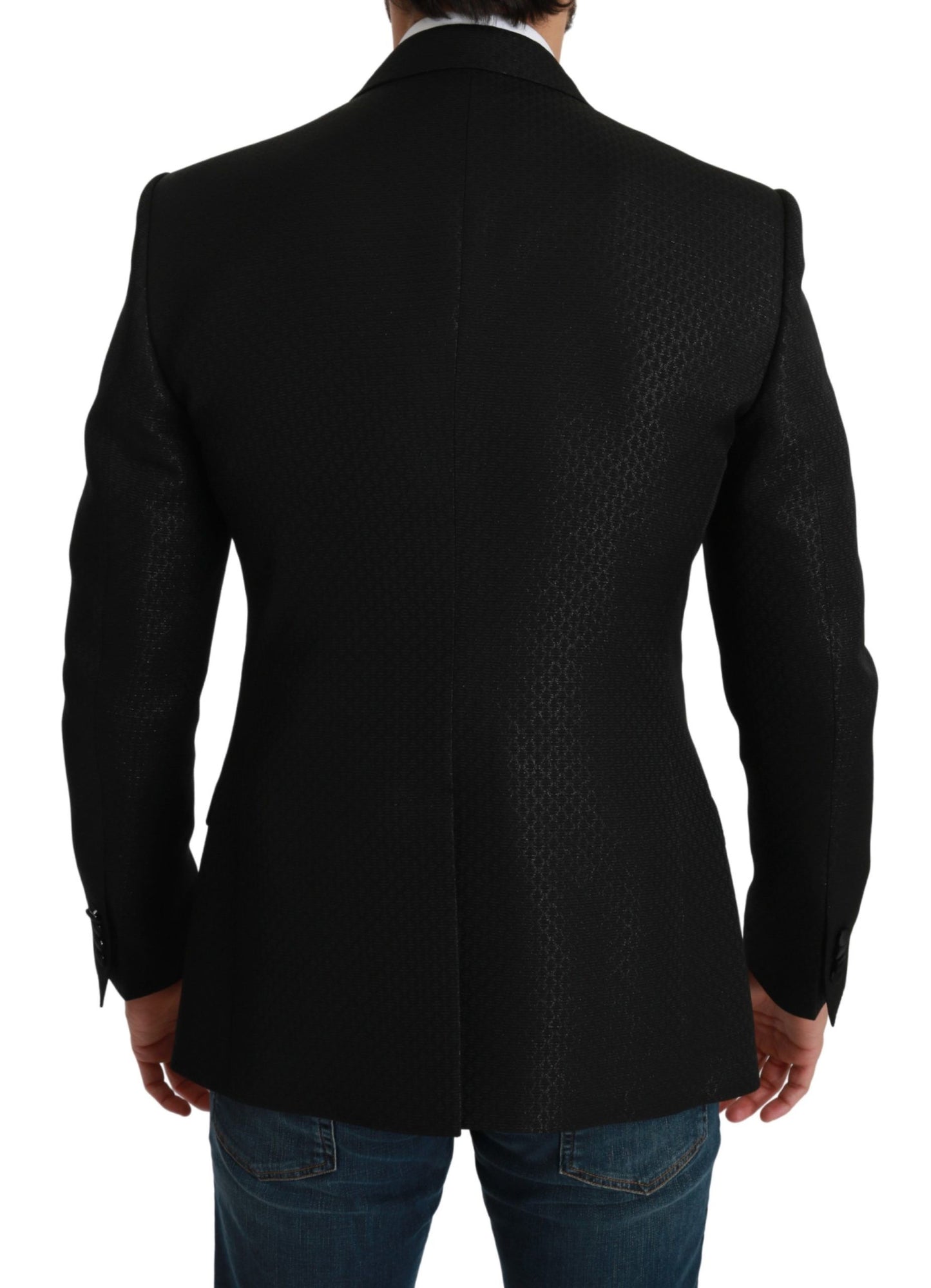 Dolce &amp; Gabbana Slim Fit Martini Blazer Jacket Black