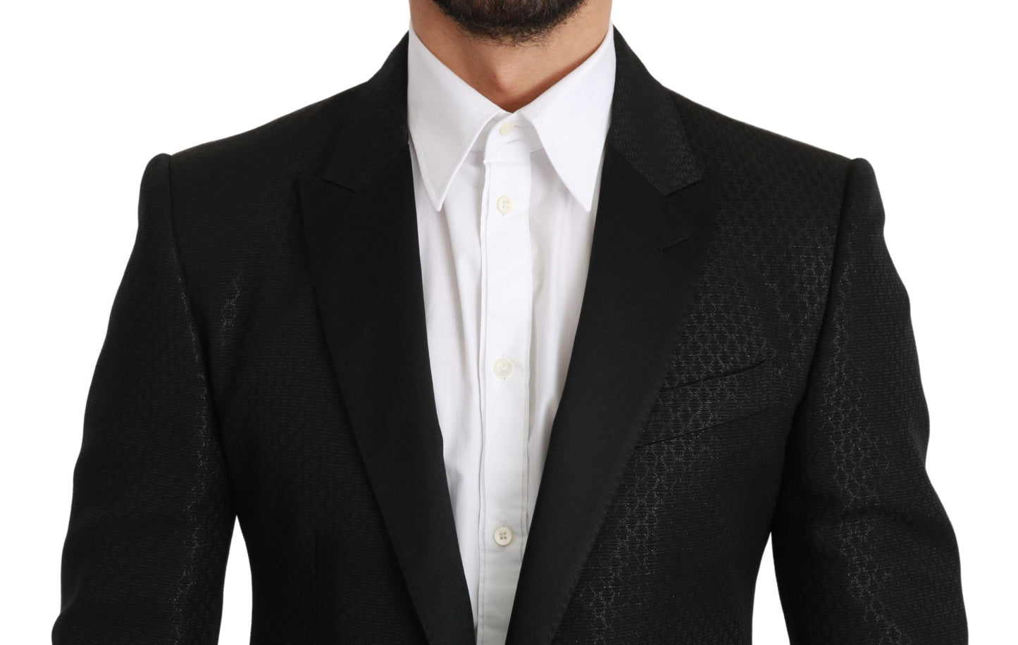 Dolce &amp; Gabbana Slim Fit Martini Blazer Jacket Black