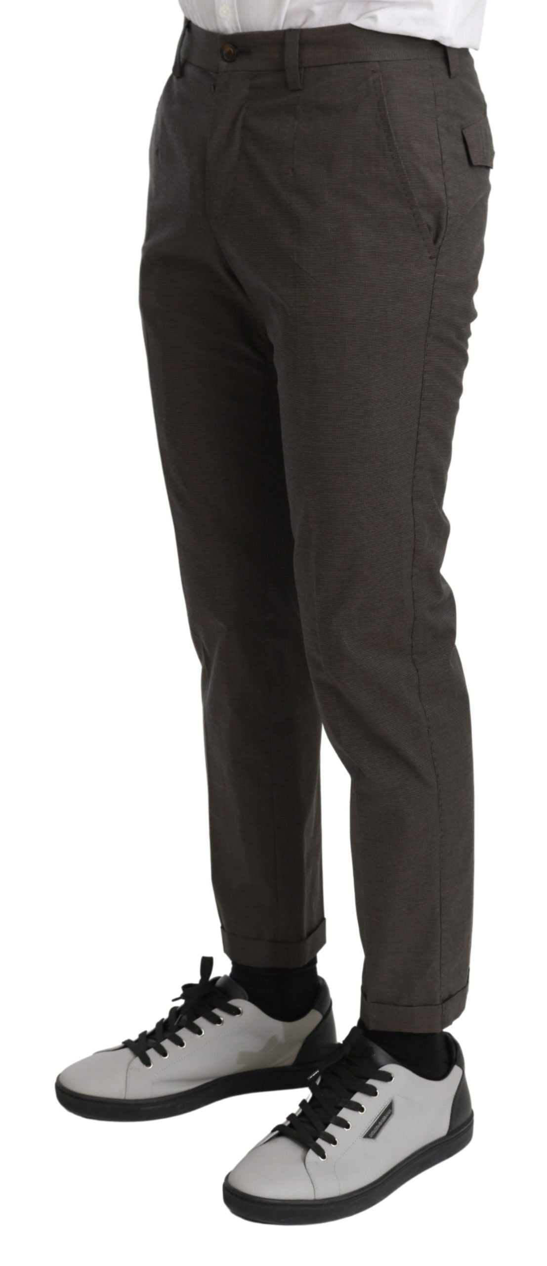 Dolce &amp; Gabbana Elegant brown casual pants