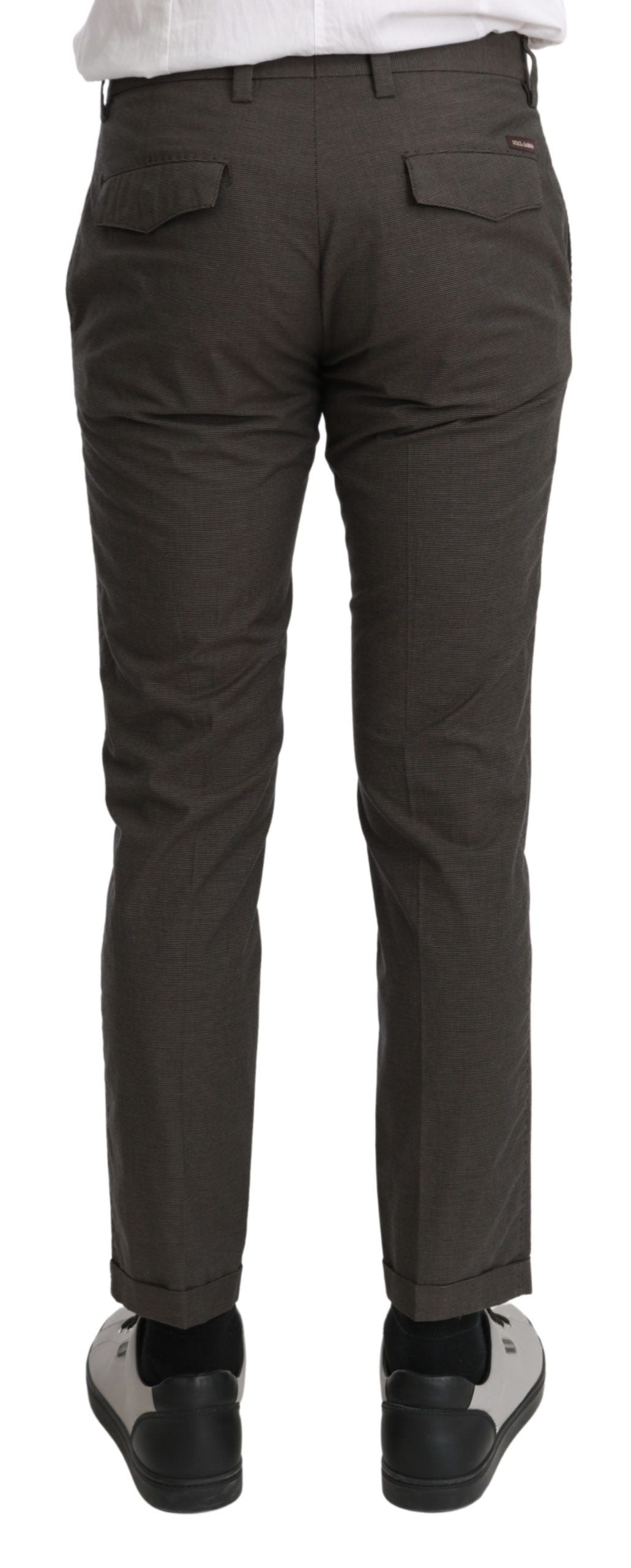 Dolce &amp; Gabbana Elegant brown casual pants