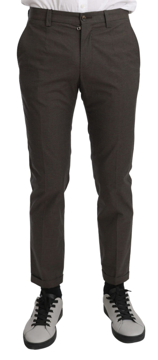 Dolce &amp; Gabbana Elegant brown casual pants