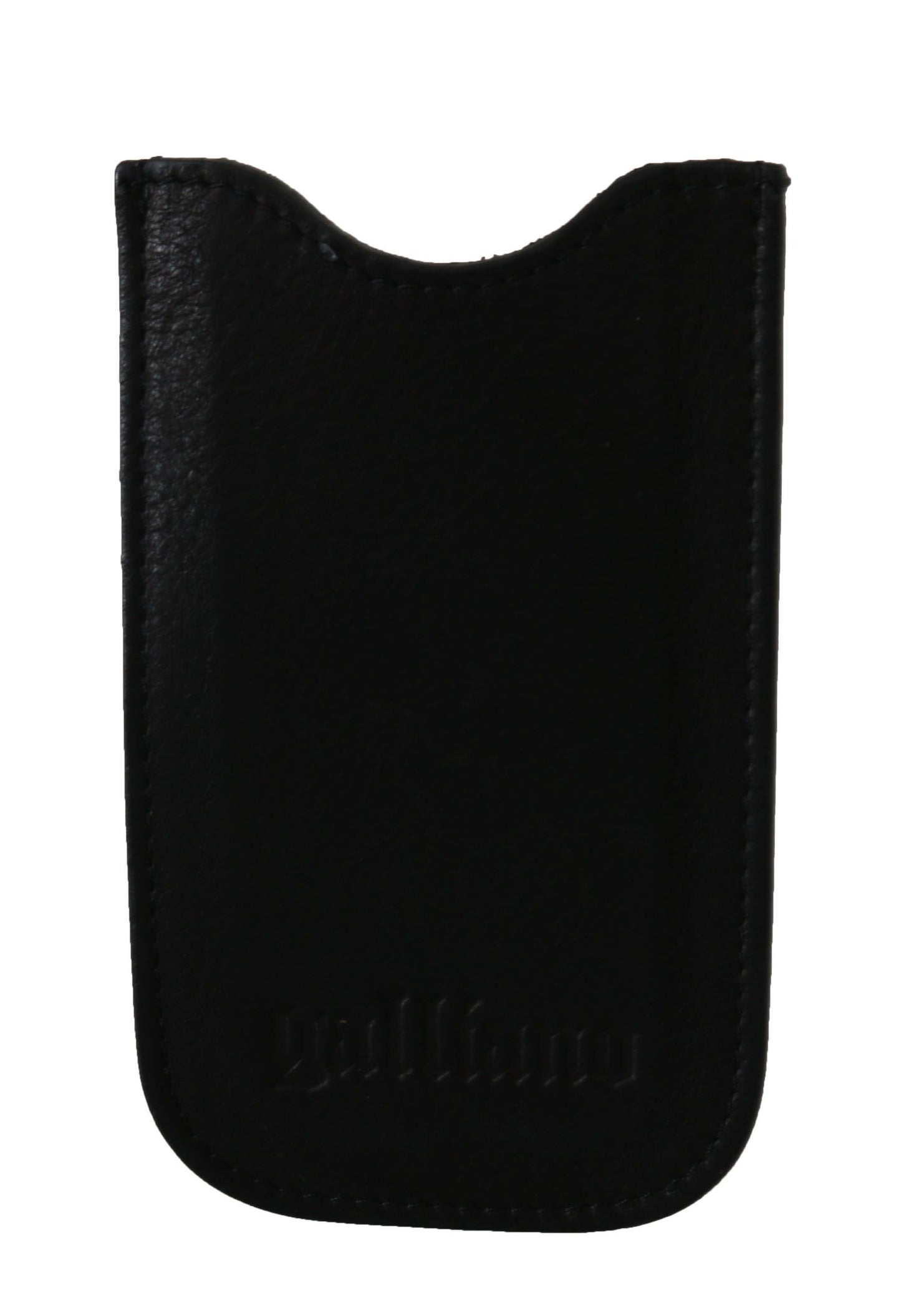 John Galliano Elegant Black Genuine Leather Wallet for Men