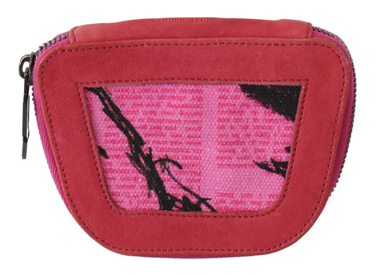 PINKO Elegant pink fabric coin purse