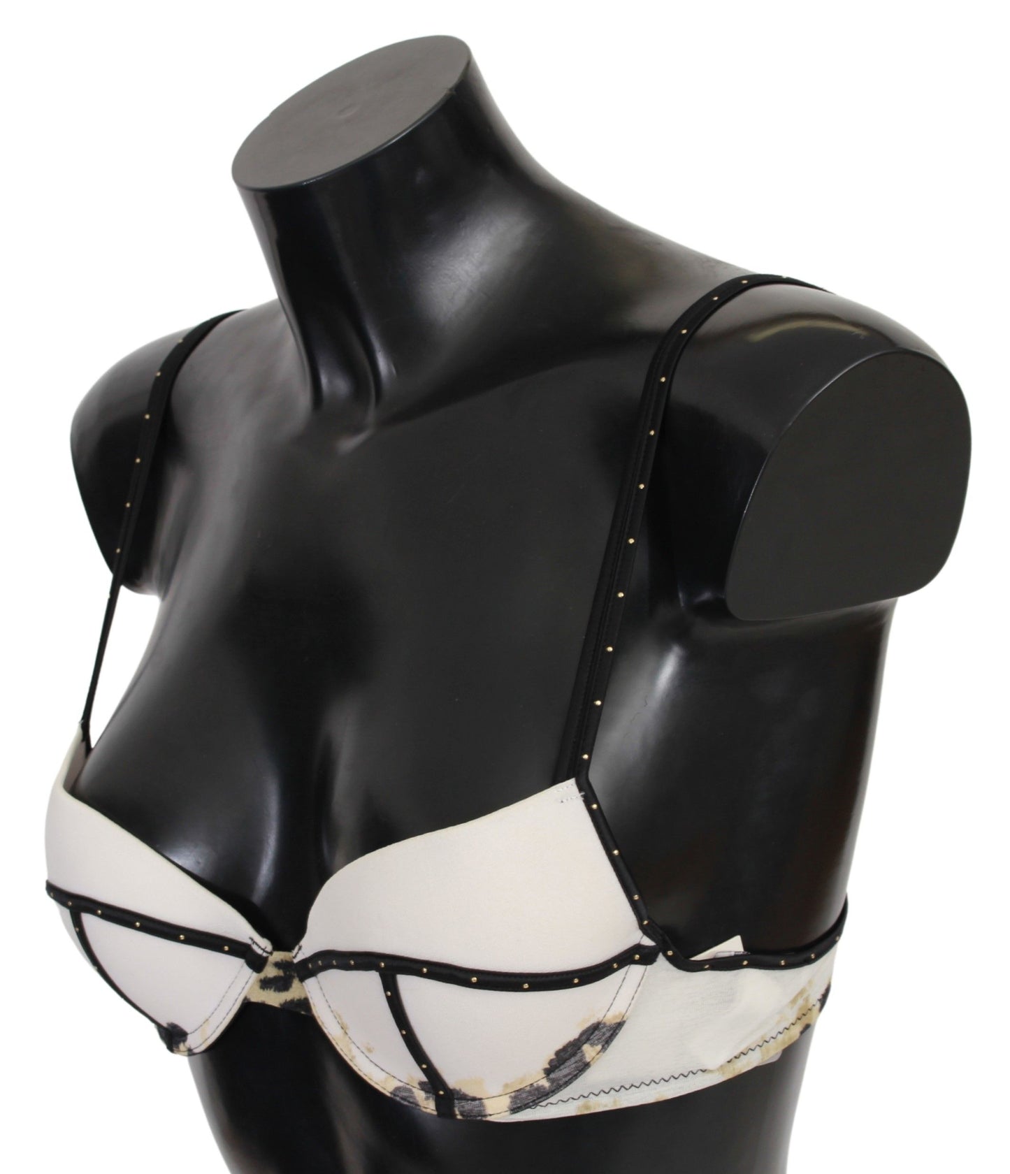 Just Cavalli Elegant white push-up bra with logo details