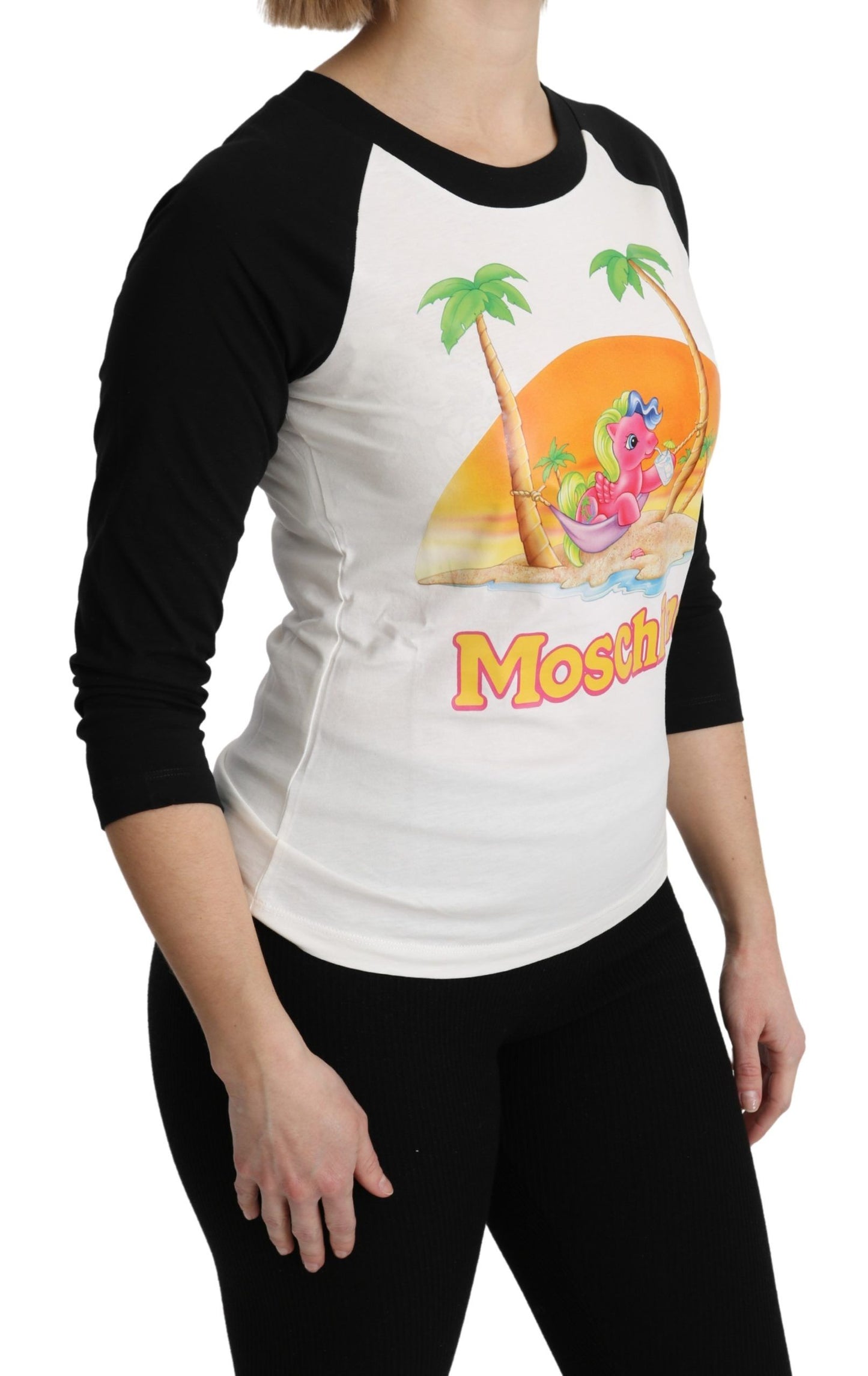 Moschino Chic My Little Pony Cotton Round Neck Top