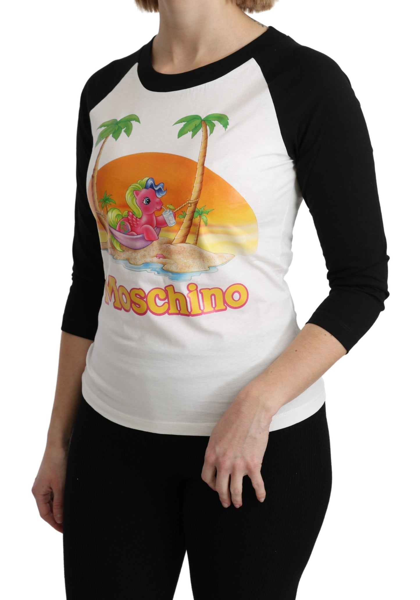 Moschino Chic My Little Pony Cotton Round Neck Top