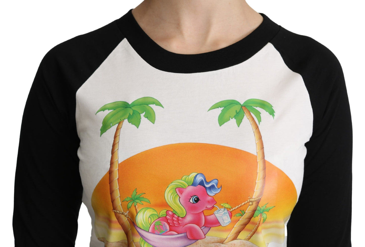 Moschino Chic My Little Pony Cotton Round Neck Top