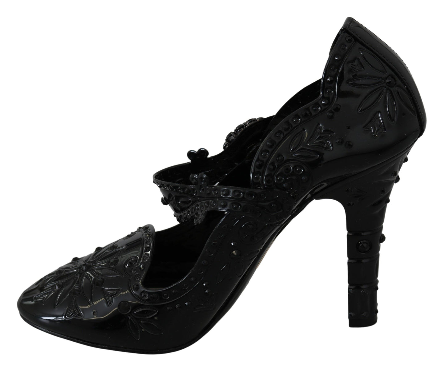 Dolce &amp; Gabbana Elegant crystal-embellished Cinderella pumps