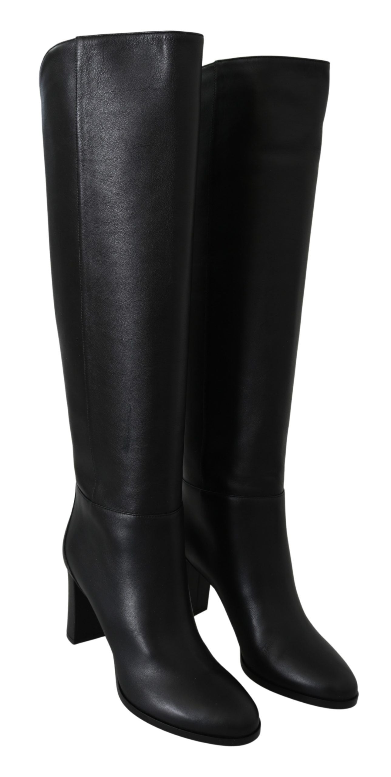 Jimmy Choo Elegant heeled boots in black calf leather