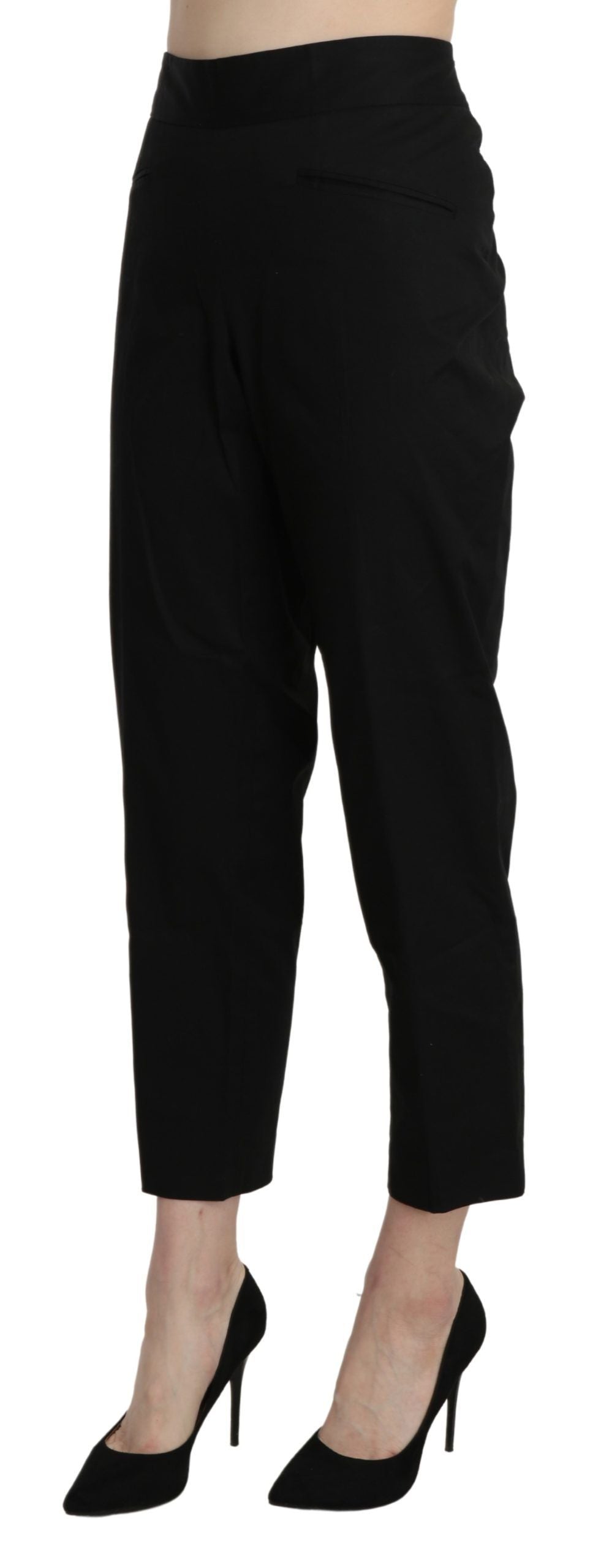 BENCIVENGA Elegant Cropped Pants with High Waist