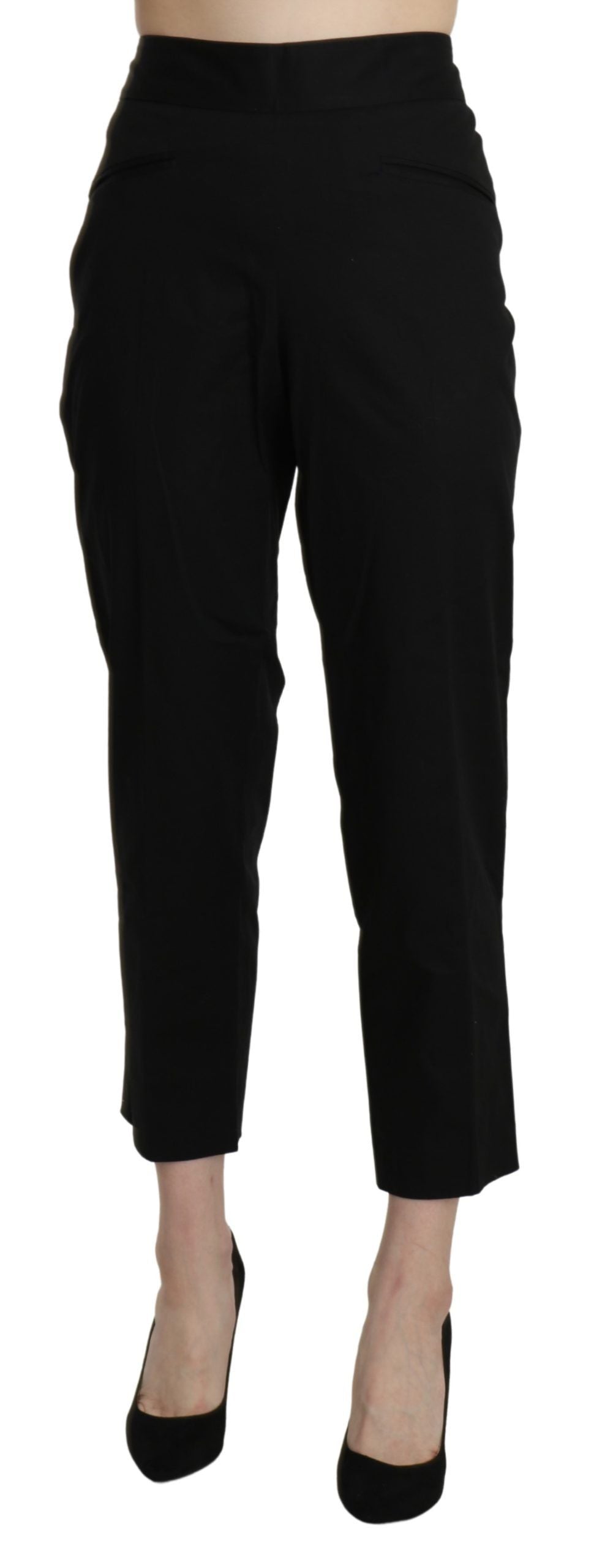 BENCIVENGA Elegant Cropped Pants with High Waist