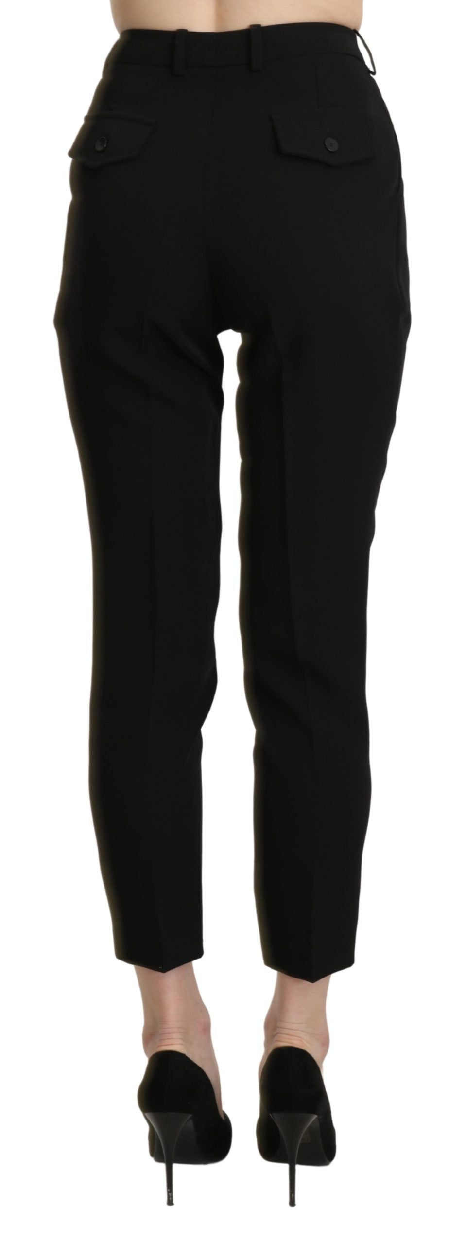 BENCIVENGA Chic Skinny Cropped Pants with High Waist