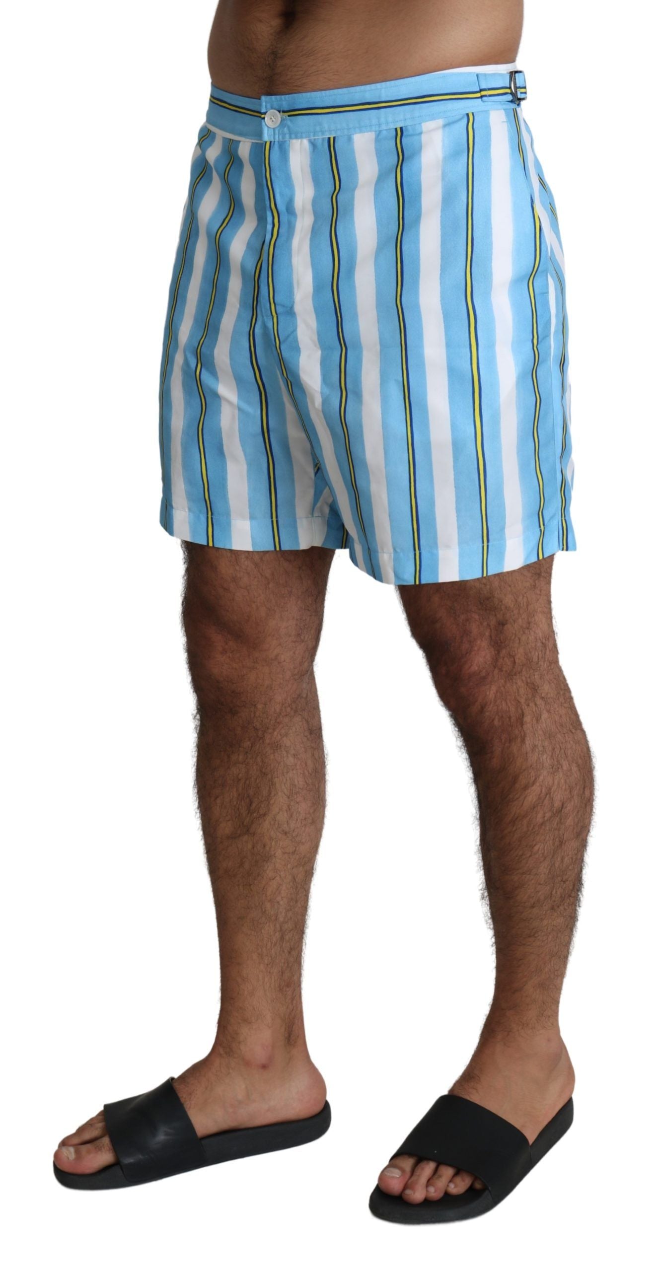 Dolce &amp; Gabbana Elegance striped swim shorts