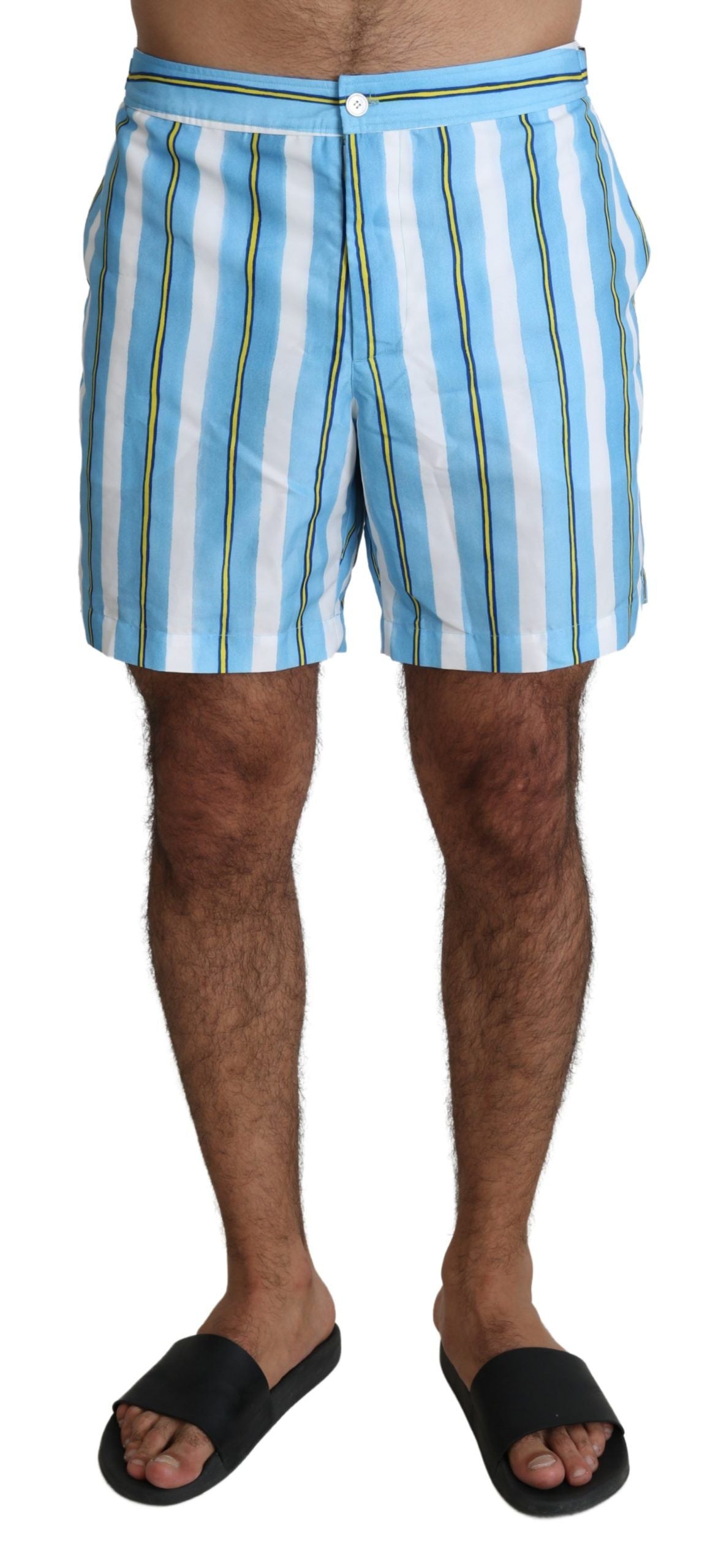 Dolce &amp; Gabbana Elegance striped swim shorts