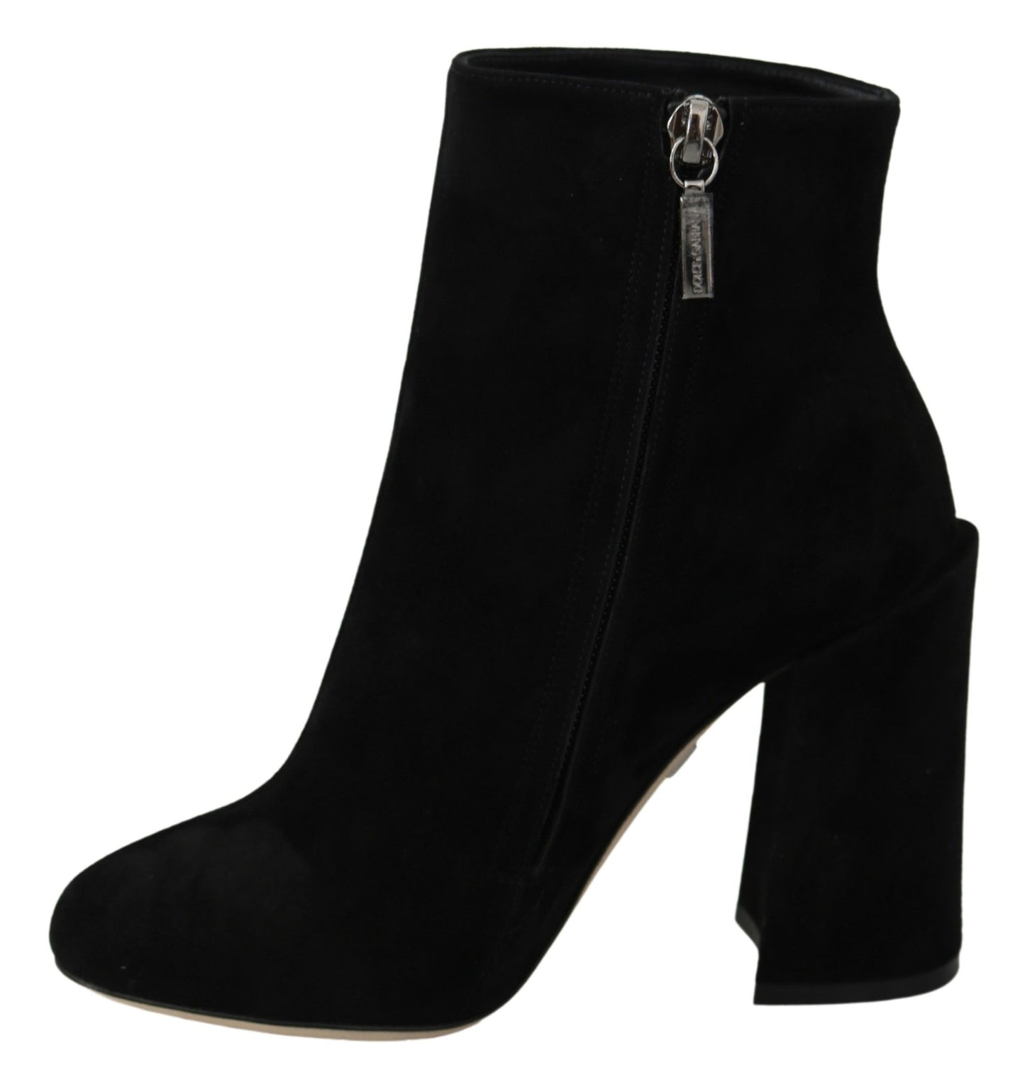 Dolce &amp; Gabbana Embroidered Lamb Suede Ankle Boots