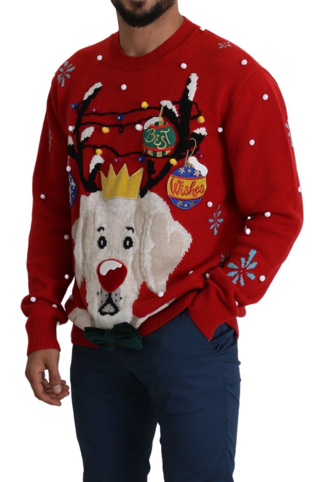 Dolce &amp; Gabbana Elegant Christmas Cashmere Sweater