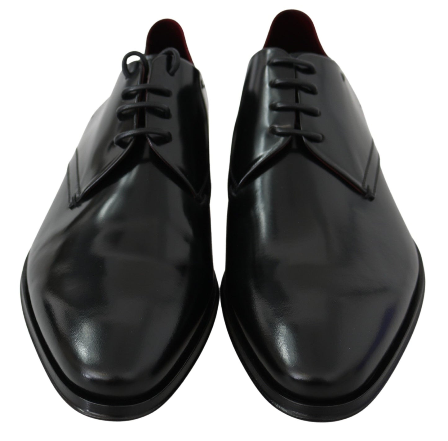 Dolce &amp; Gabbana Elegant Derby Shoes in Black Leather