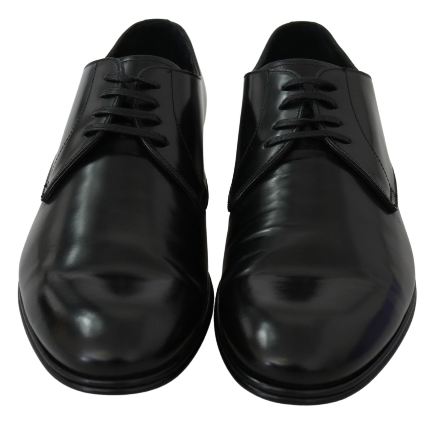 Dolce &amp; Gabbana Elegant Derby Shoes in Black Leather