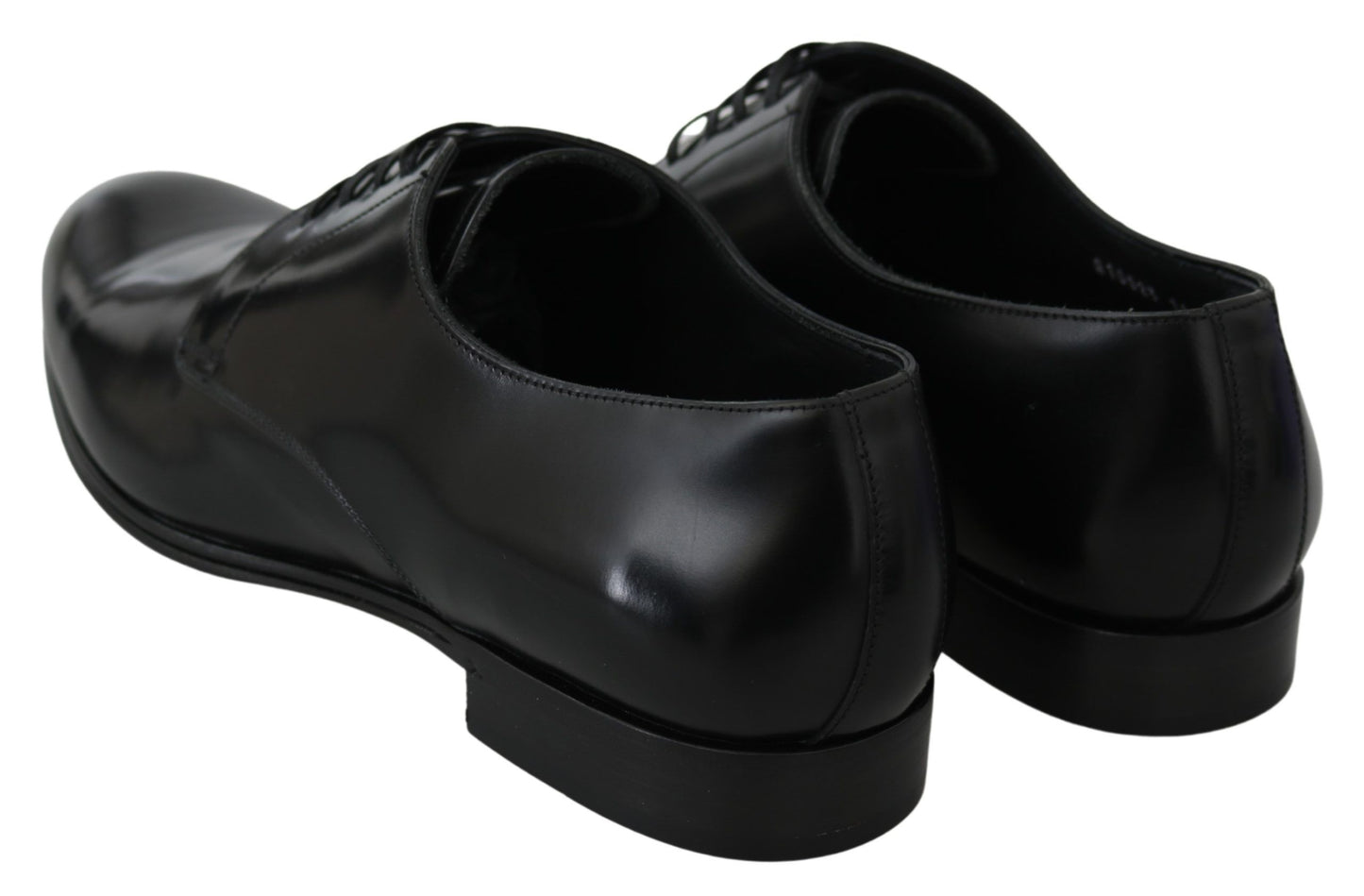 Dolce &amp; Gabbana Elegant Derby Shoes in Black Leather