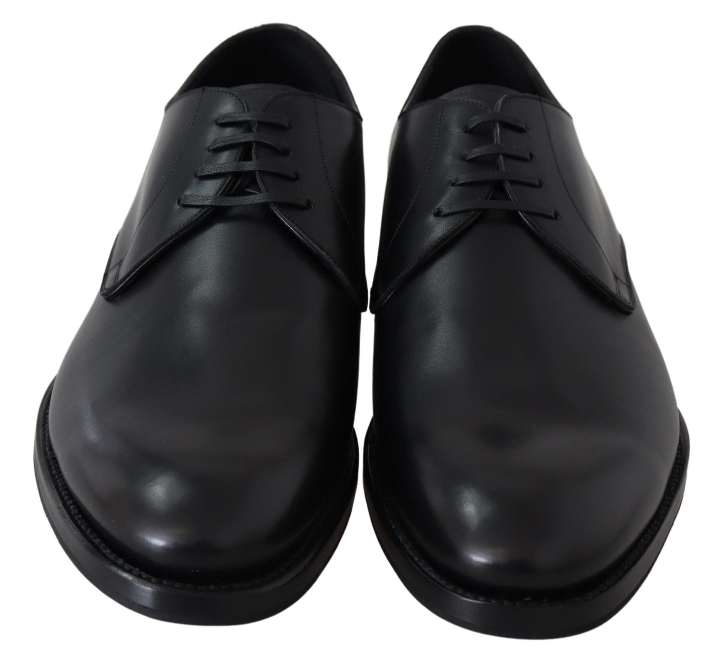 Dolce &amp; Gabbana Elegant Derby Shoes in Black Leather