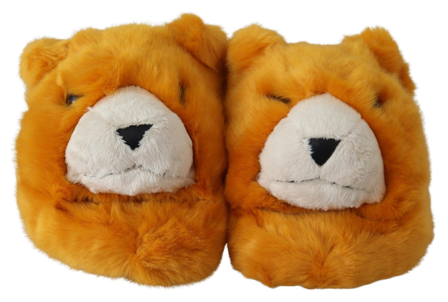 Dolce &amp; Gabbana Sunshine Yellow Lion slippers