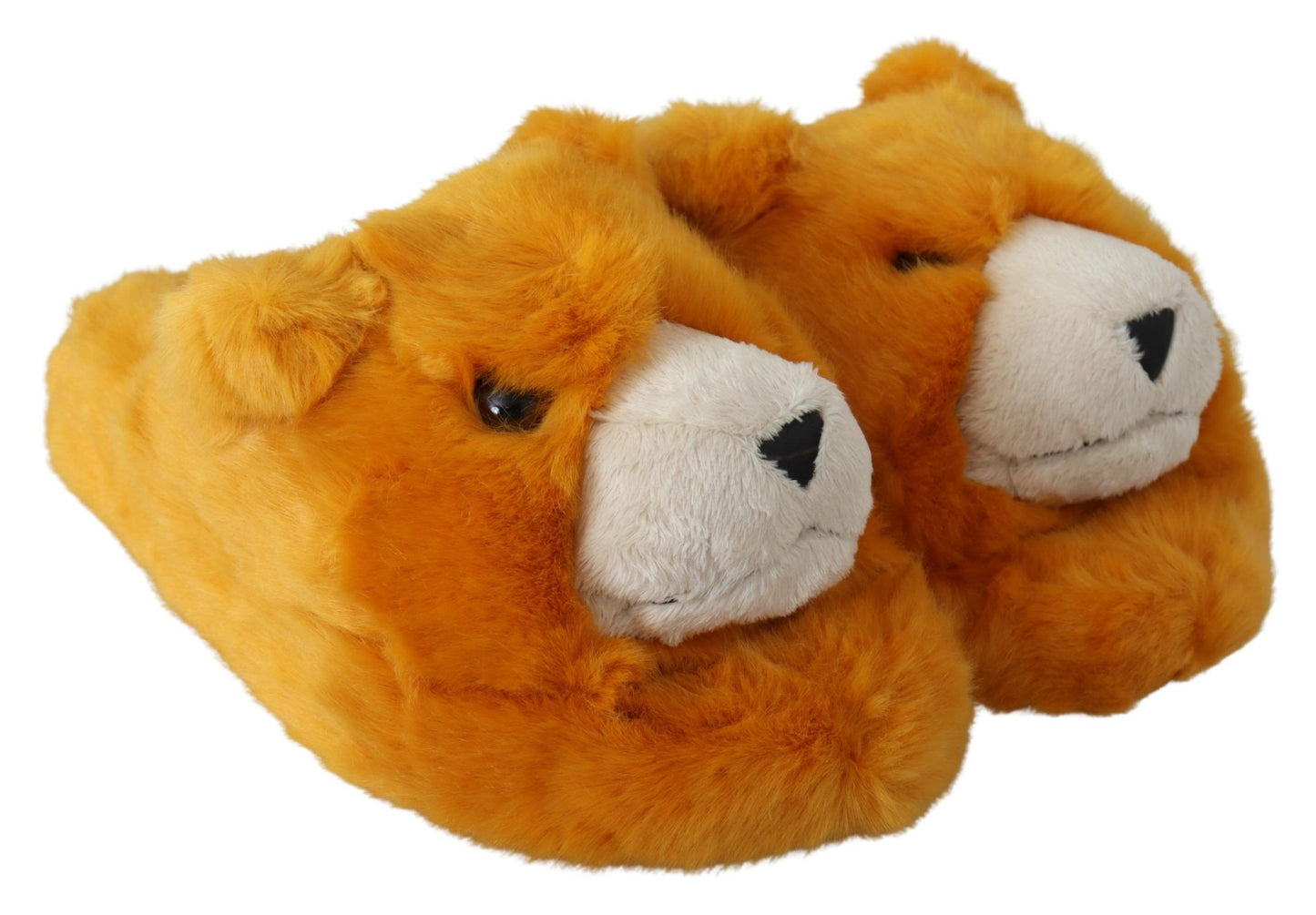 Dolce &amp; Gabbana Sunshine Yellow Lion slippers