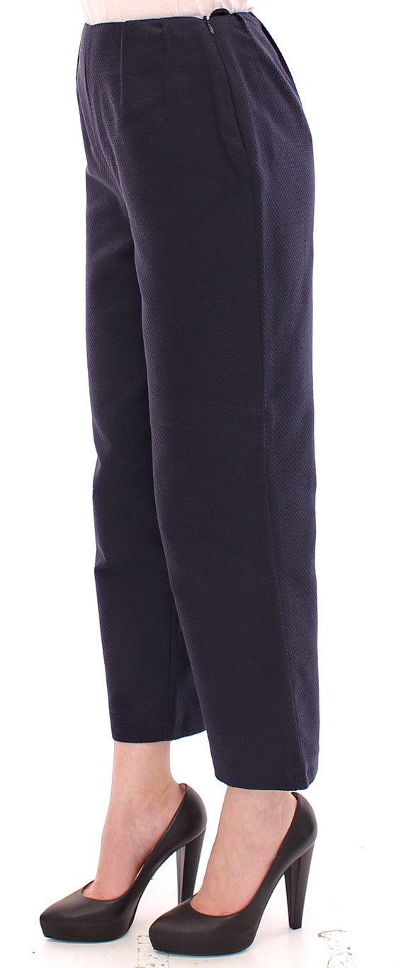 Andrea Incontri Chic blue cropped pants - Exquisite craftsmanship