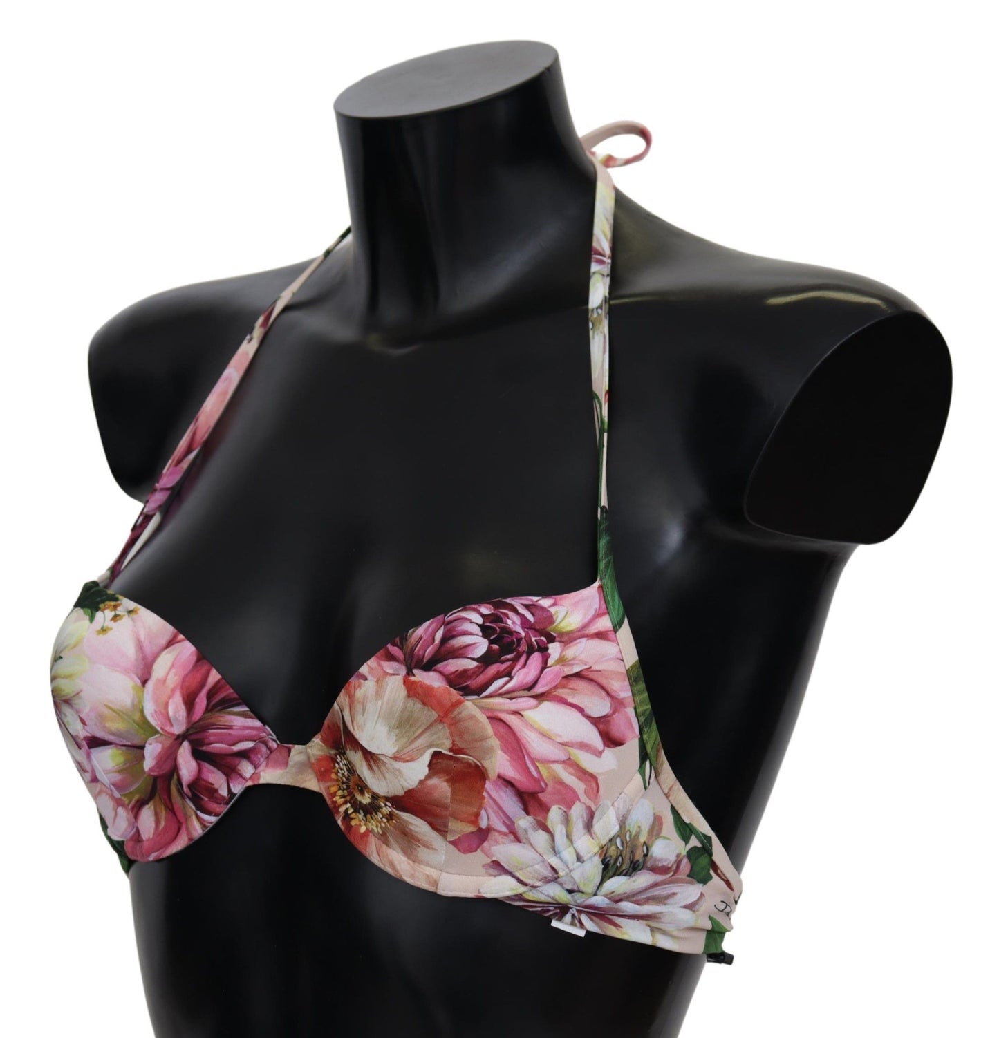 Dolce &amp; Gabbana Elastic Bikini Top in Floral Elegance