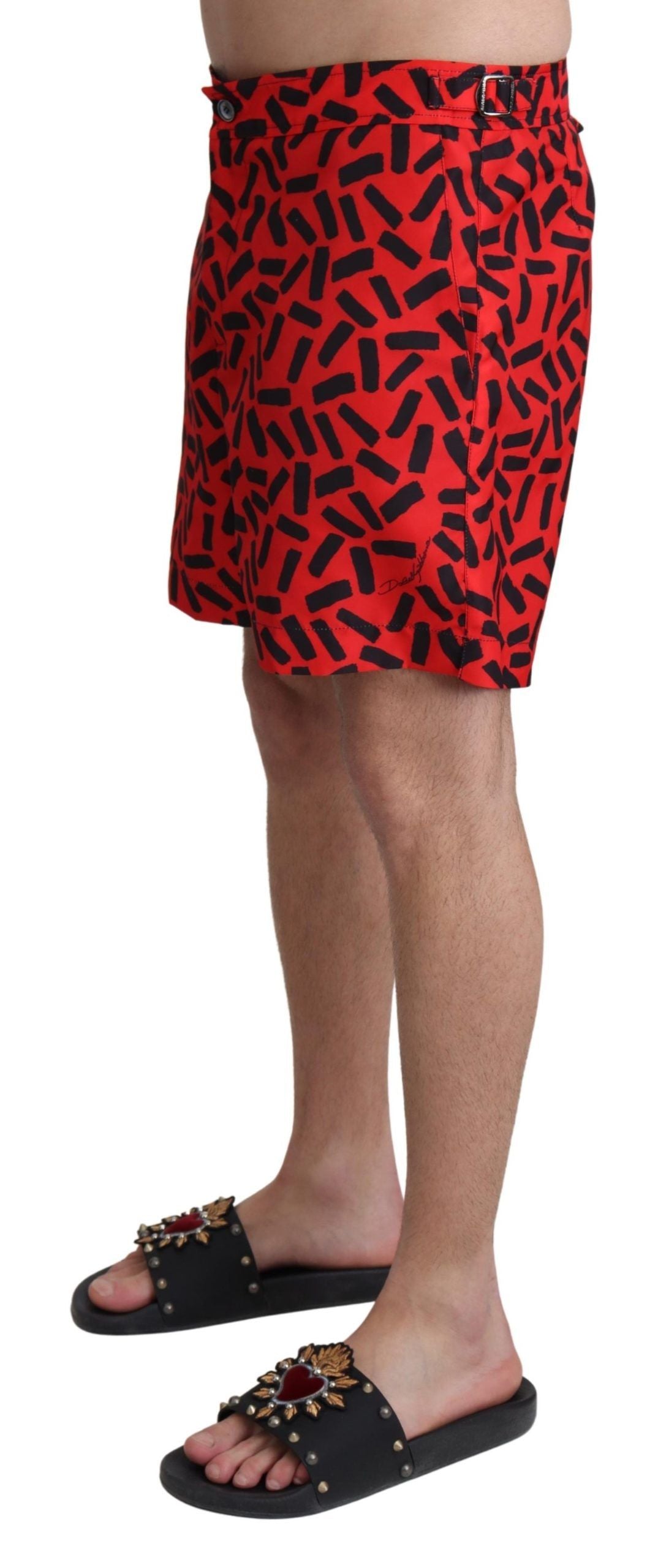 Dolce &amp; Gabbana Chic red swim shorts boxer shorts