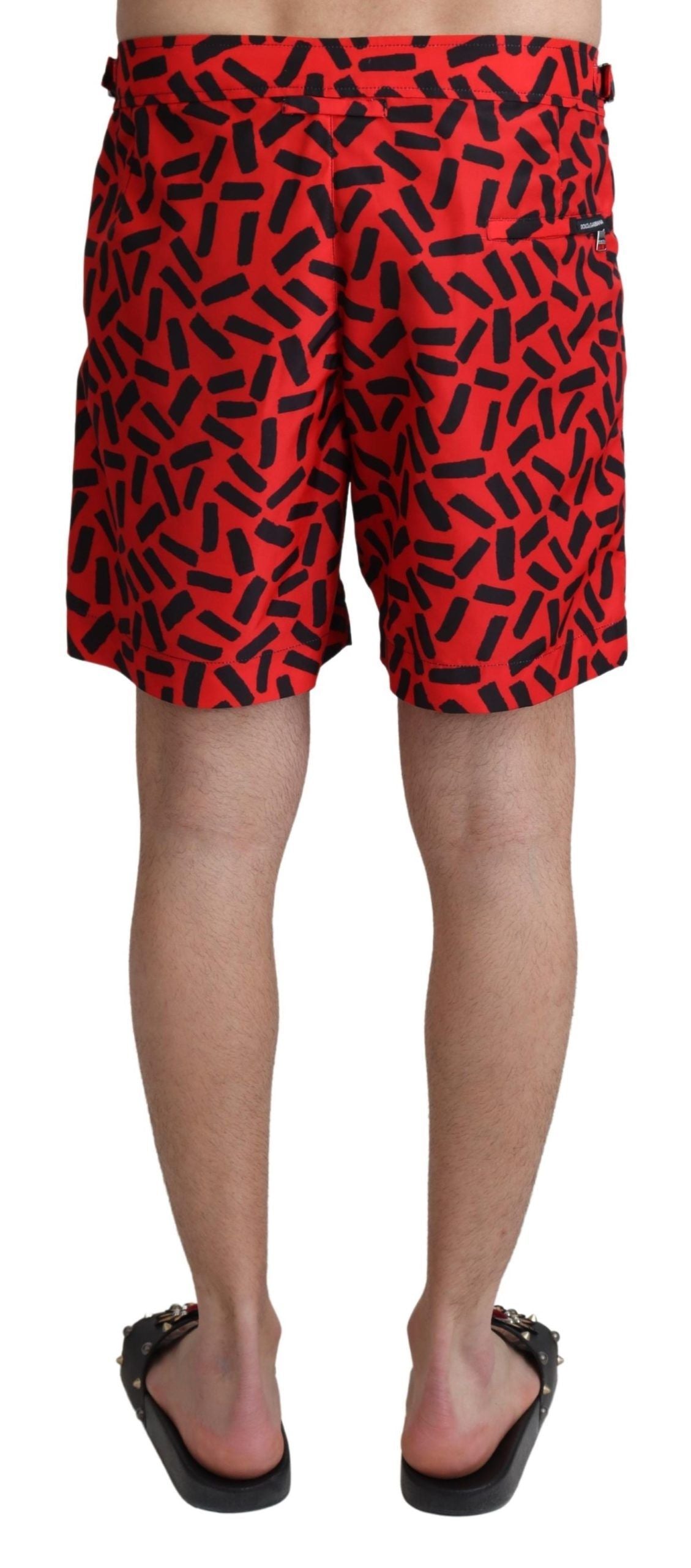 Dolce &amp; Gabbana Chic red swim shorts boxer shorts