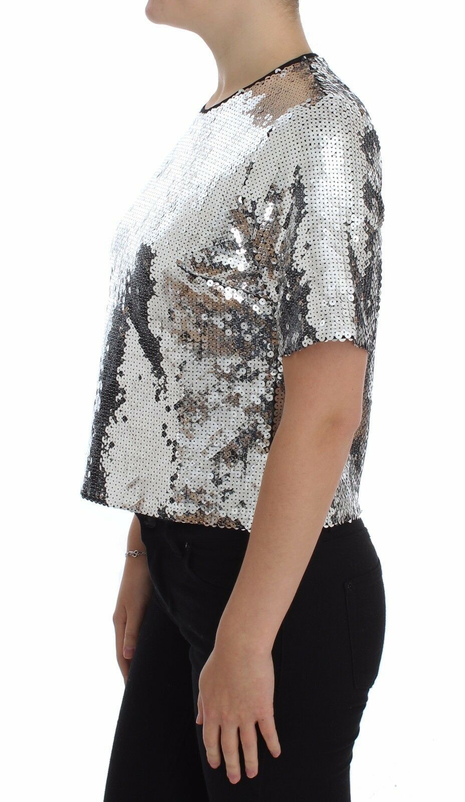 Dolce &amp; Gabbana Sequin Blouse Elegance