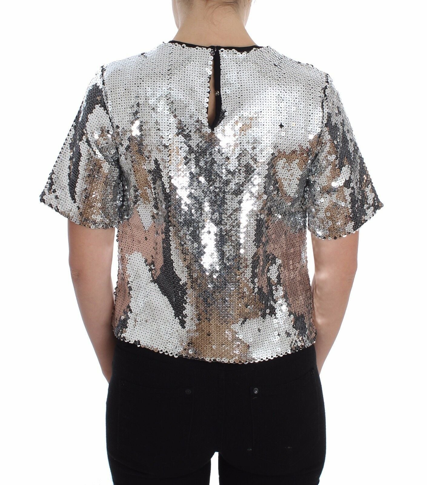 Dolce &amp; Gabbana Sequin Blouse Elegance