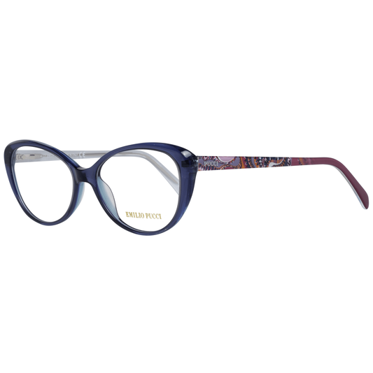 Emilio Pucci Chic blue designer ladies' glasses with full rim