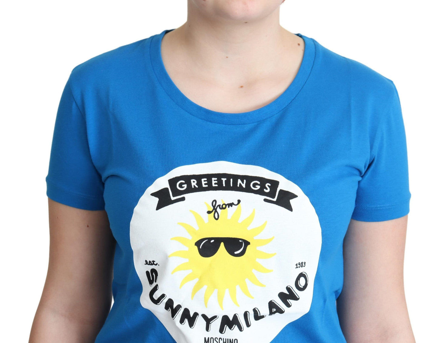 Moschino Sunny Milano Chic Crew Neck T-Shirt