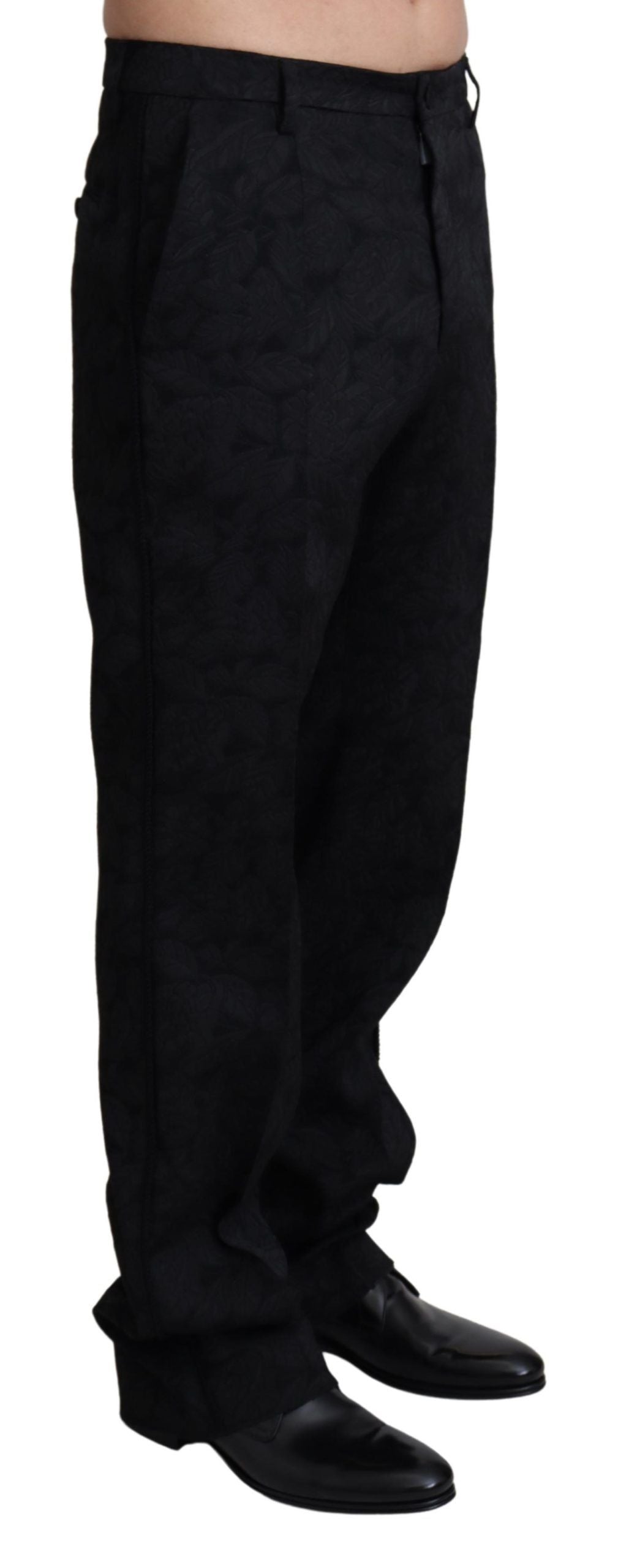 Dolce &amp; Gabbana Elegant black suit trousers for sophisticated style