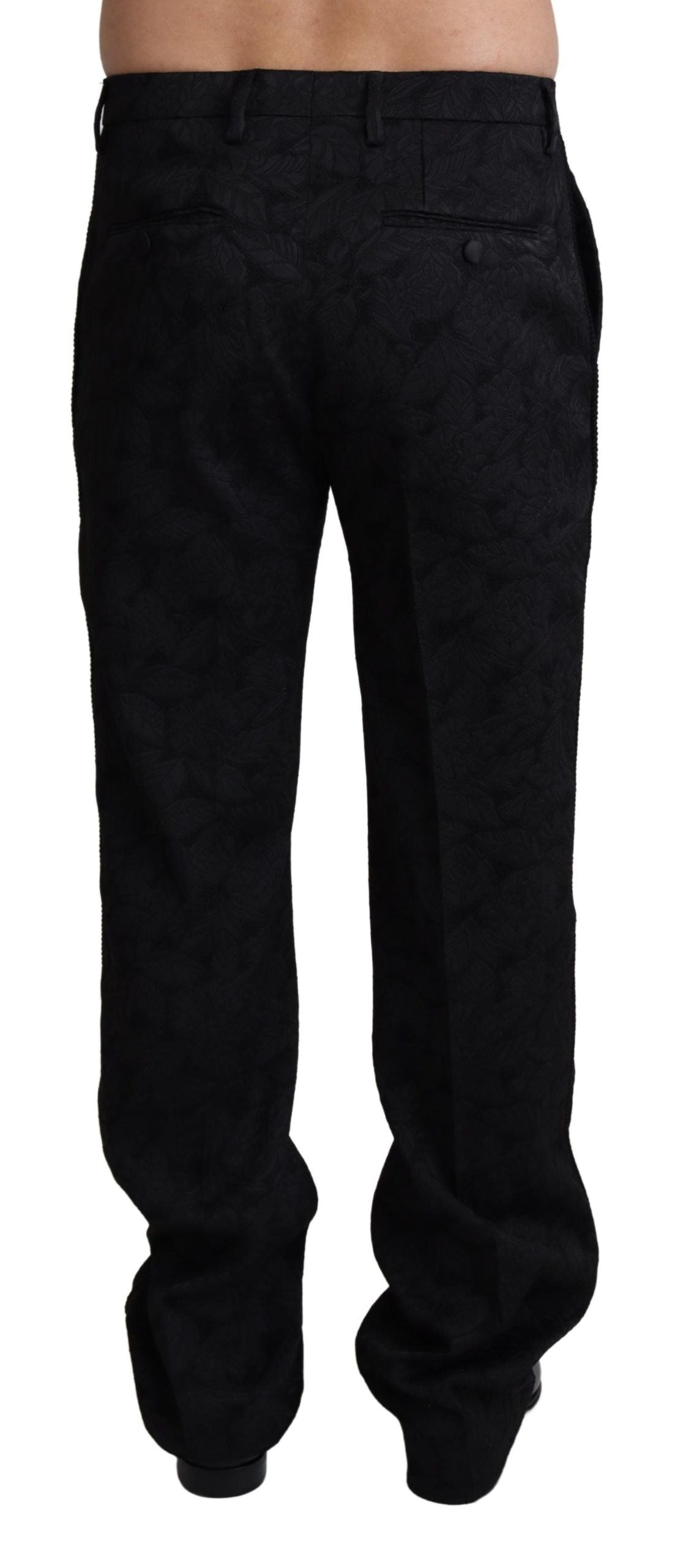 Dolce &amp; Gabbana Elegant black suit trousers for sophisticated style