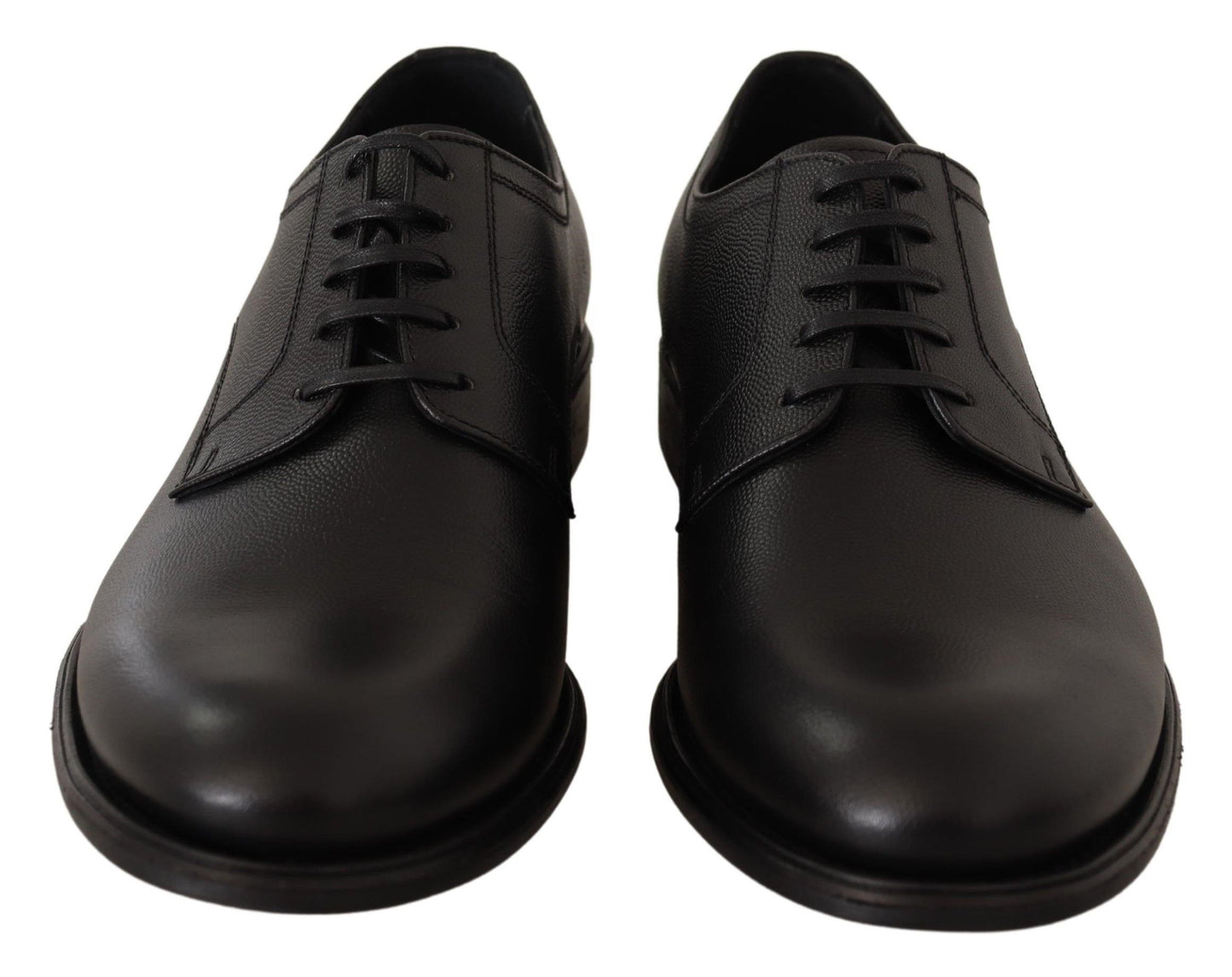 Dolce &amp; Gabbana Elegant Derby Shoes in Black Leather