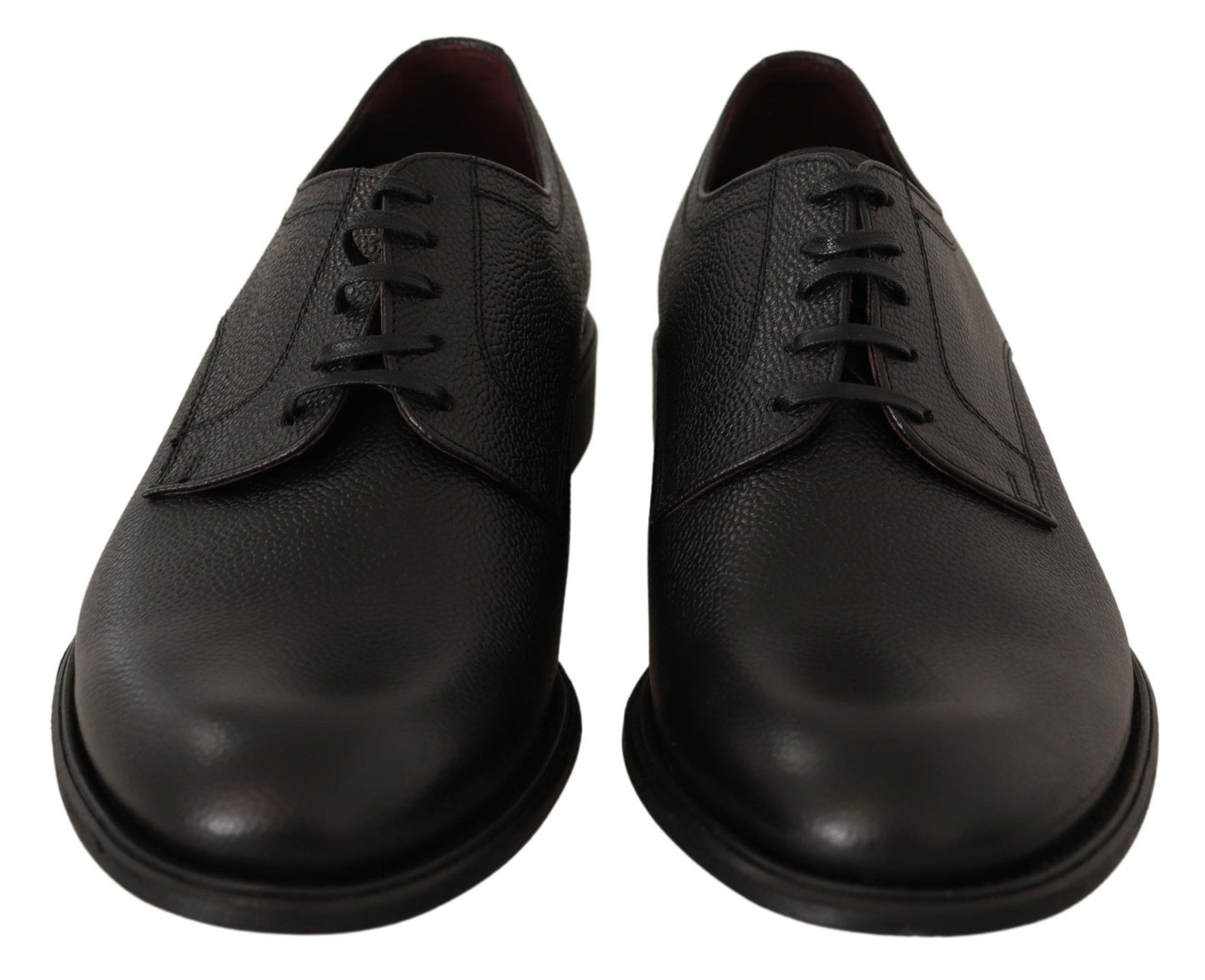 Dolce &amp; Gabbana Elegant Derby Shoes in Black Leather