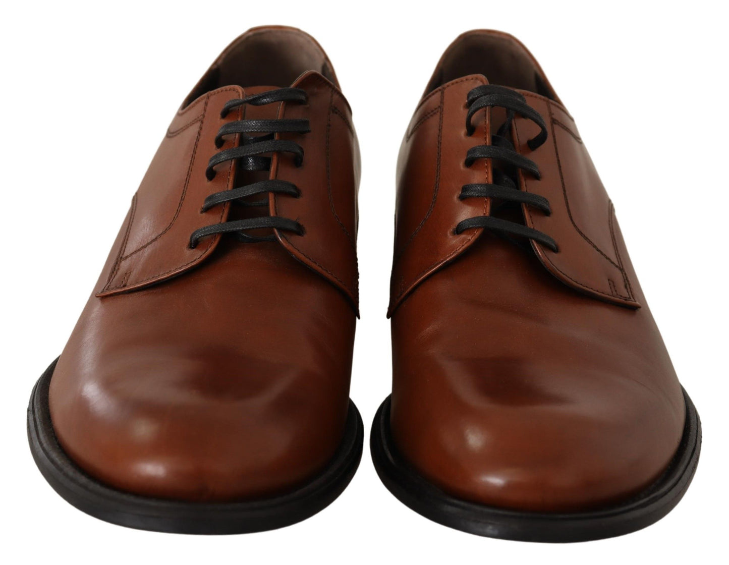 Dolce &amp; Gabbana Elegant brown derby shoes