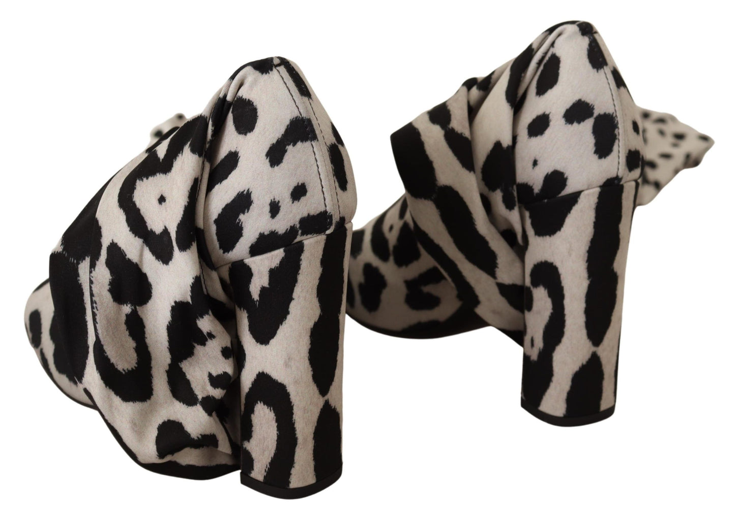 Dolce &amp; Gabbana Chic leopard boots with high heels and overknees