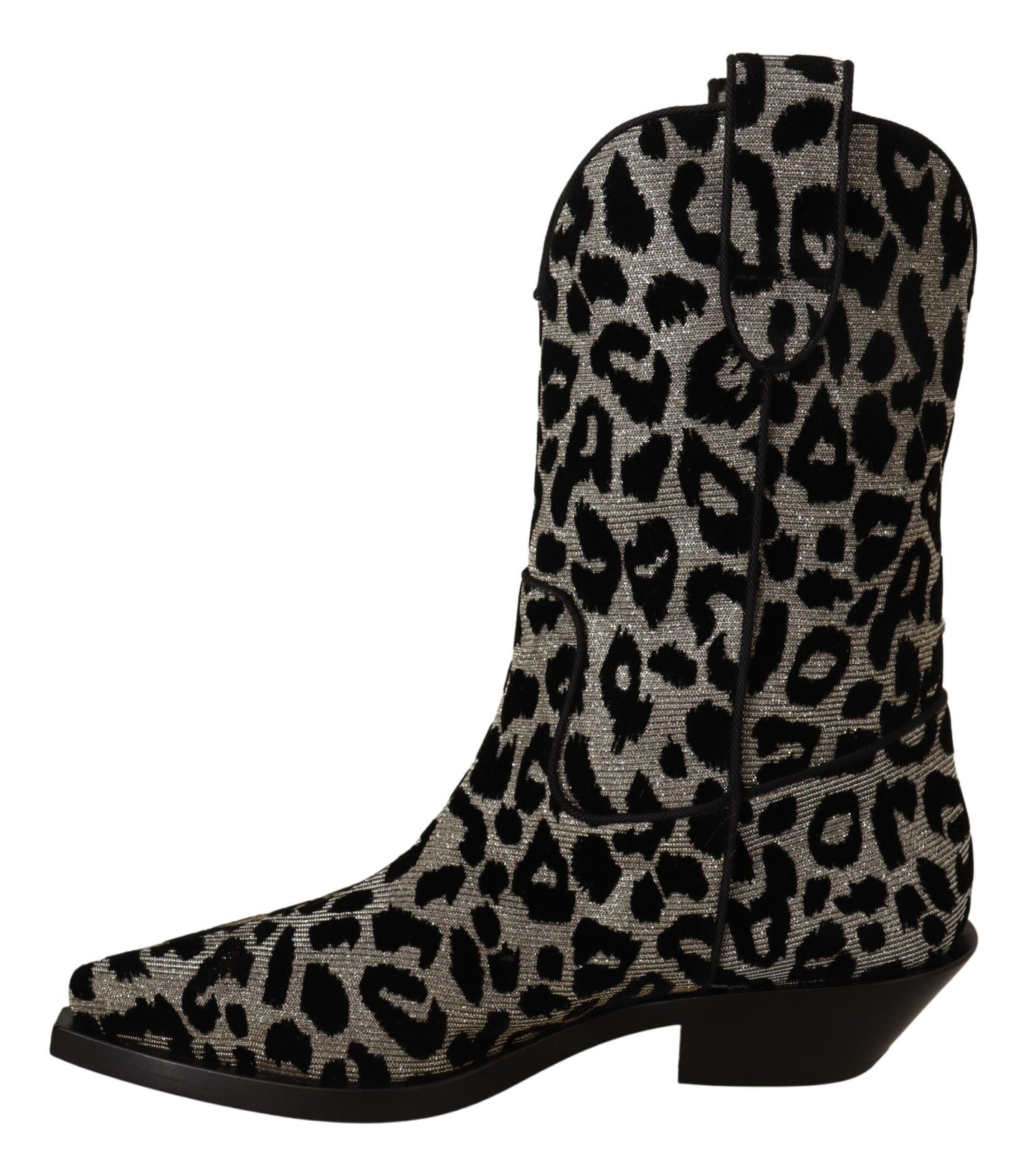 Dolce &amp; Gabbana Elegant leopard print mid-calf boots