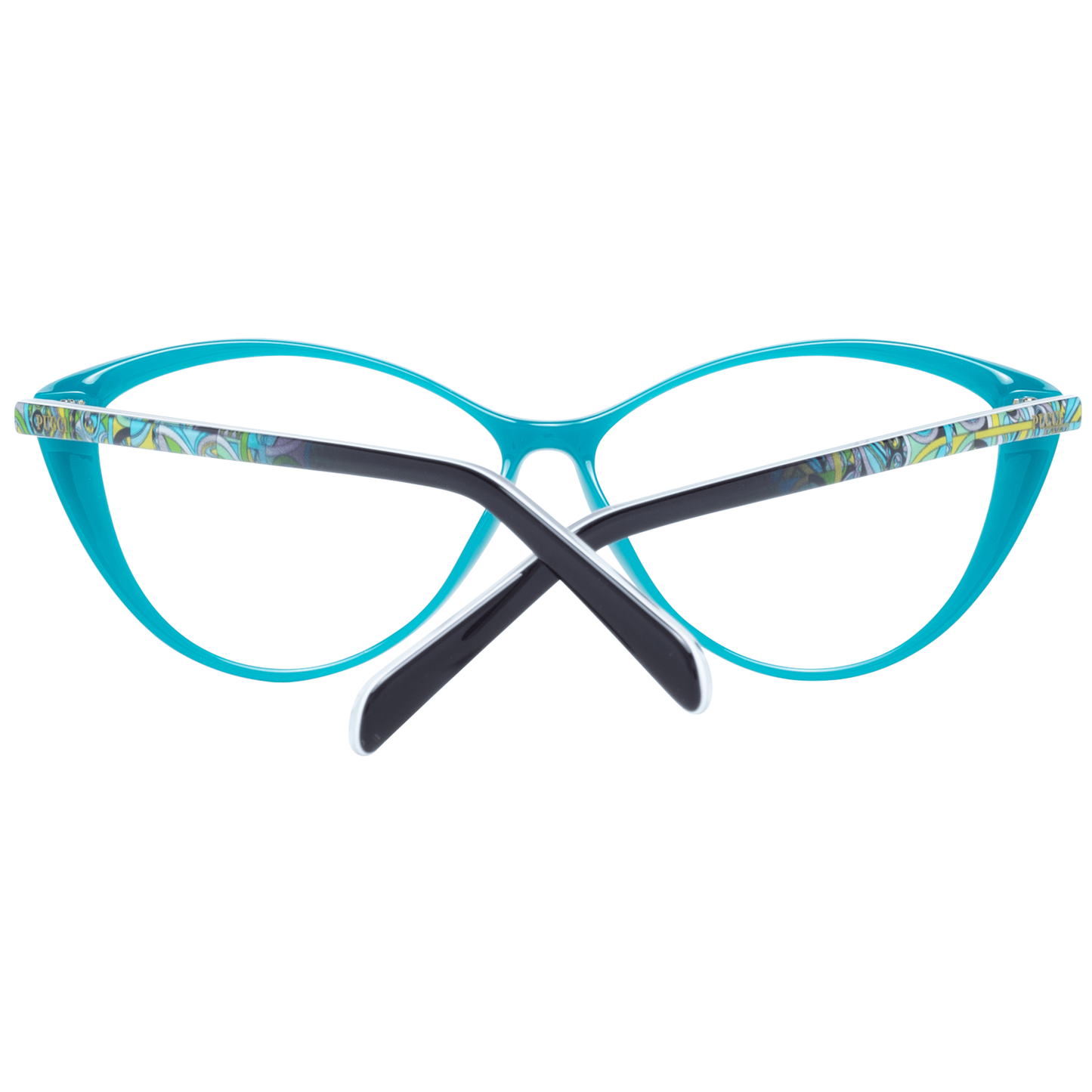 Emilio Pucci Chic green designer cat-eye glasses