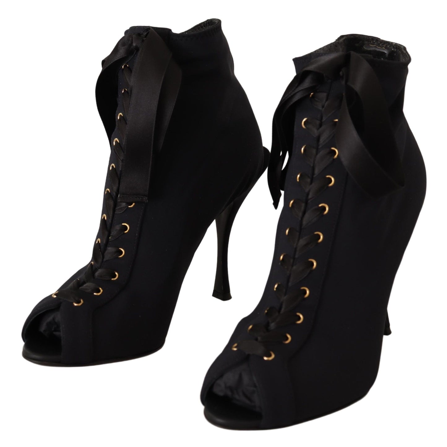 Dolce &amp; Gabbana Elegant open toe heeled boots