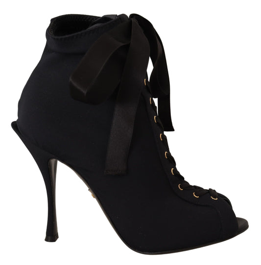 Dolce &amp; Gabbana Elegant open toe heeled boots