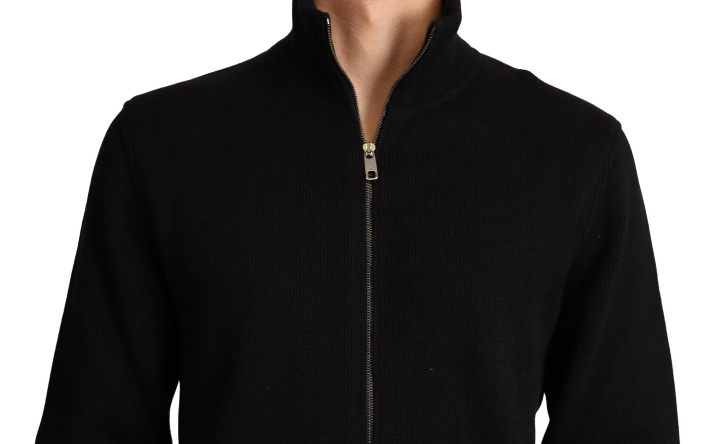 Dolce & Gabbana Eleganter Pullover aus Kaschmirmischung mit hohem Halsausschnitt