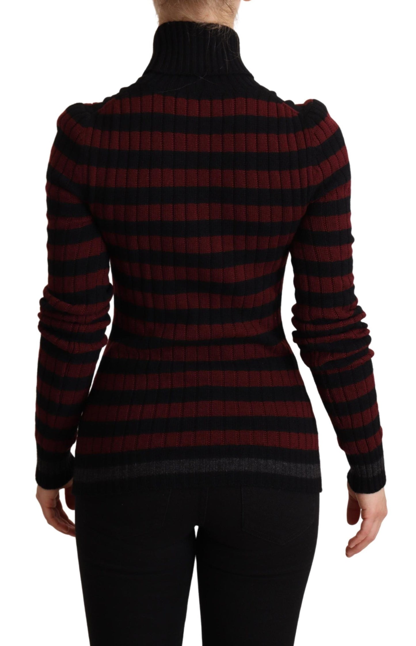 Dolce &amp; Gabbana Chic striped sweater made of wool and cashmere