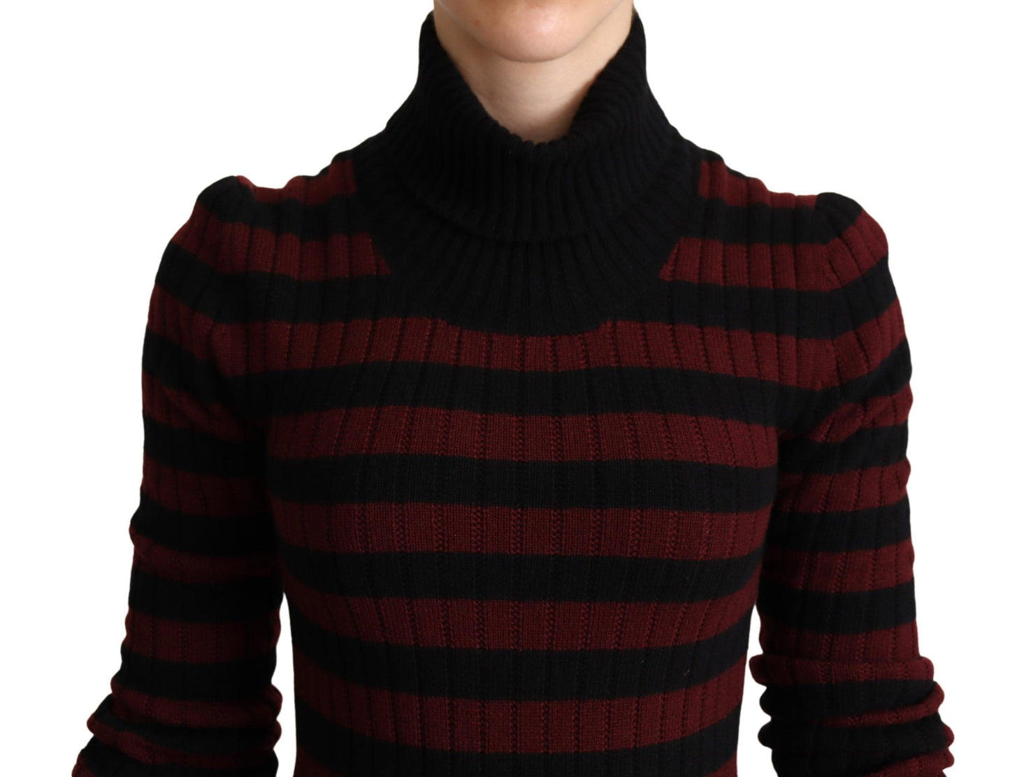 Dolce &amp; Gabbana Chic striped sweater made of wool and cashmere